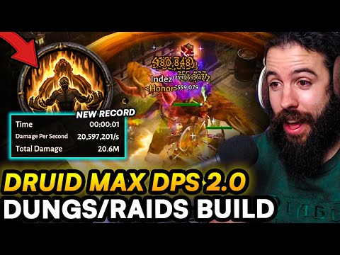INSANE Druid Build Broke My DPS Record! (Dungeons, Raids & More)