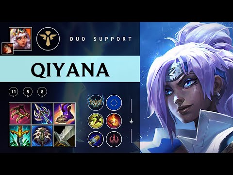 Qiyana Support vs Nautilus - EUW Challenger Patch 25.23