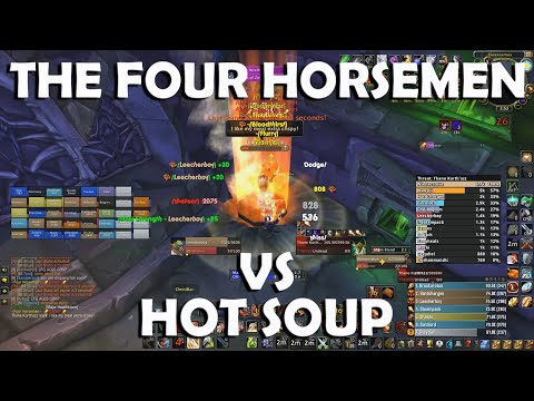 The Four Horsemen Vs [HOT SOUP] | WoW Classic Naxxramas Boss Fight