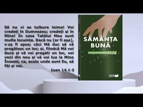 „Vă pregătesc un loc“ - joi, 24 septembrie