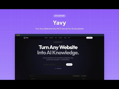 Yavy: Make AI Search Your Actual Content