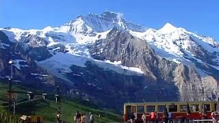 JUNGFRAUBAHN RAILWAY RIDE, TOP OF EUROPE from Footloose in Switzerland