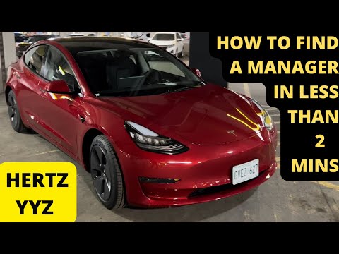 2 分以内に Hertz マネージャーを見つける方法! - ハーツ - トロント空港 (YYZ) - 2022 年 6 月 5 日