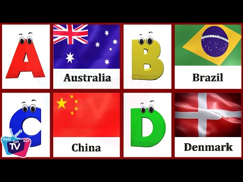 Countries ABC Song for Kids - ABC Countries Song for Kids - Nursery Rhymes @Kidsfuna2zTV