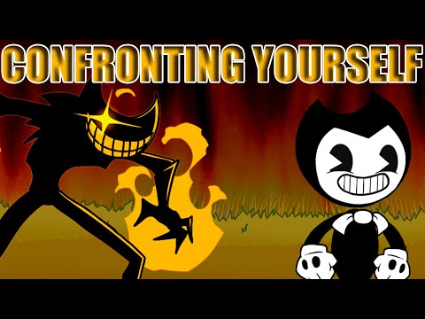 Confronting YourINK | Confronting Yourself But Nightmare Bendy And Cartoon Bendy Sing It | FNF Cover