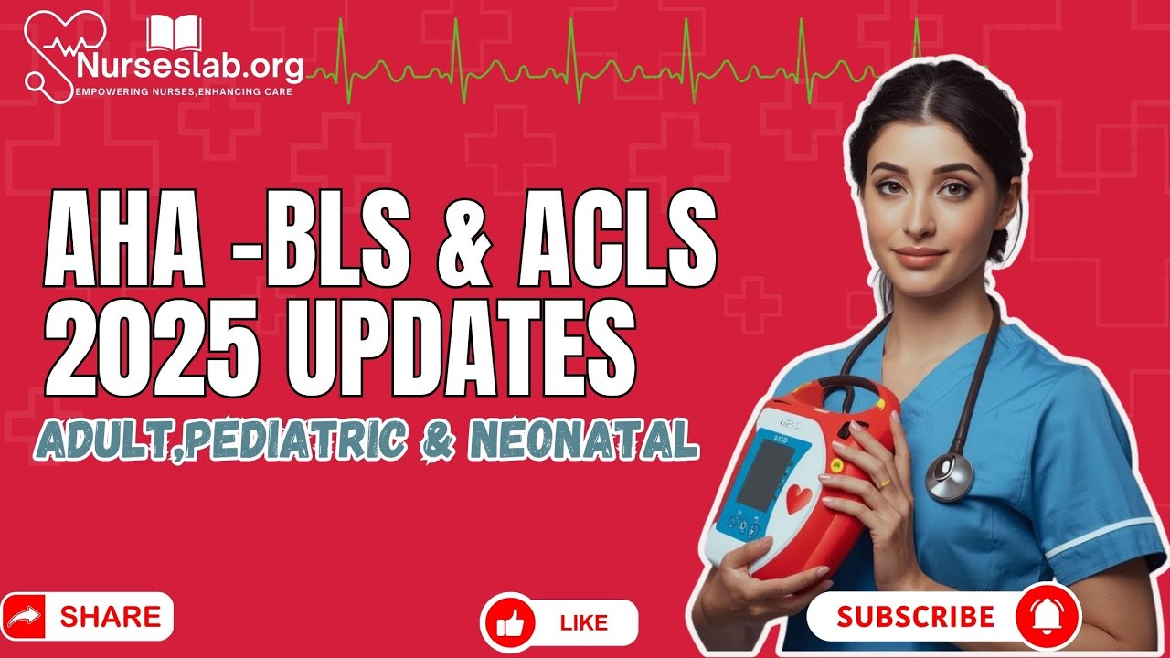 AHA- BLS & ACLS 2025 Updates #aha #acls #bls #nrp #heart #americanheartassociation #hearthealth #cpr