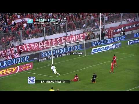 Gol de Pratto. Independiente 0 - Vélez 2. Fecha 3. Primera División 2014. FPT.