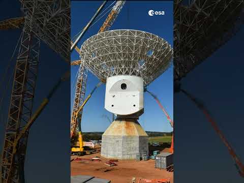Construction of ESA’s New Norcia ground station in Australia 📡