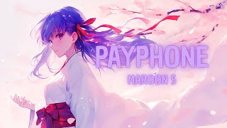Download lagu [Nightcore] - Payphone Maroon 5 (Lyrics) mp3