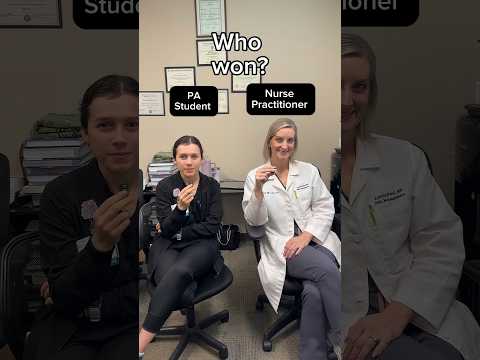 #PA Student vs #Nurse Practitioner 🩺 Who do you think will win?