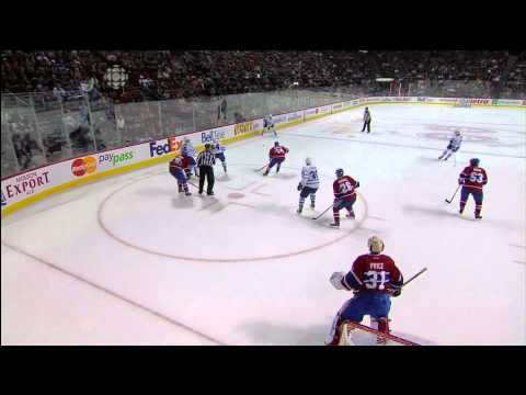 Mikhail Grabovksi Scores 2nd - Leafs @ Canadiens - 03/03/2012