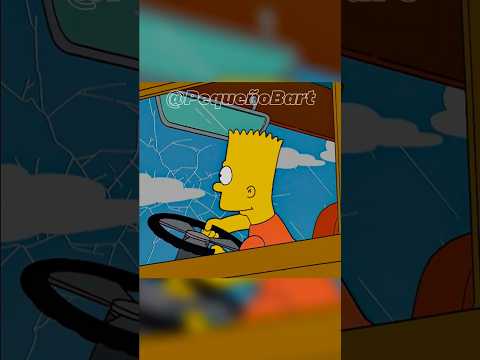 BART CONDUCE EL AUTOBUS ESCOLAR #lossimpson