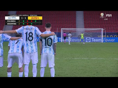 Argentina vs Colombia - Penalty kick 3-2 (Semi-final 2021)