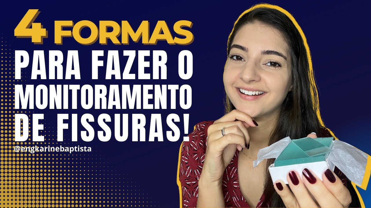4 formas de acompanhar trincas e rachaduras - Monitoramento de fissura com selo