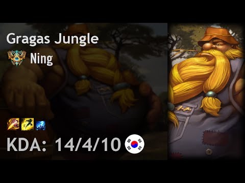 Gragas Jungle vs Elise - Ning - KR Challenger Patch 7.13