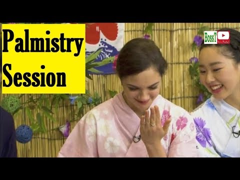 👸 Evgenia MEDVEDEVA + Japan Girls - Palmistry session | Сеанс Хиромантии (Dreams on Ice 2018)