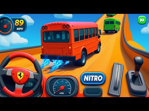 Crazy Bus Mega Ramp Impossible Racing Bus Stunts Impossible Tracks Android Gameplay Video P-03 #5