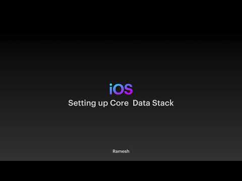 iOS Setting up Core Data Stack