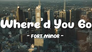 Download lagu Fort Minor - Where'd You Go feat. Holly Brook & Jonah Matranga (Lyrics) mp3