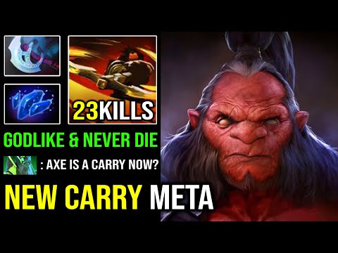This is WHY Every Pro Think AXE is a Carry in 7.29c | Crazy Shard Helix + Nonstop Chop Chop DotA 2