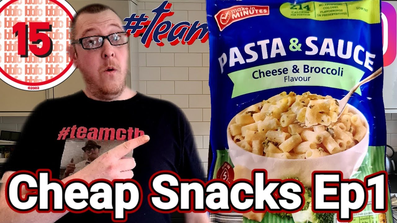 Pasta & Sauce | Cheese and Broccoli from Aldi | Cheap Snacks Episode 1 | Supercool Review