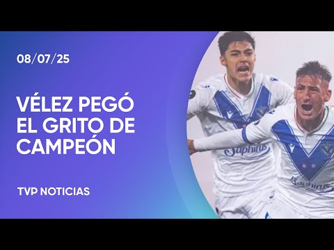 Vélez campeón: le ganó 2-0 a Estudiantes y se quedó con la Supercopa Internacional