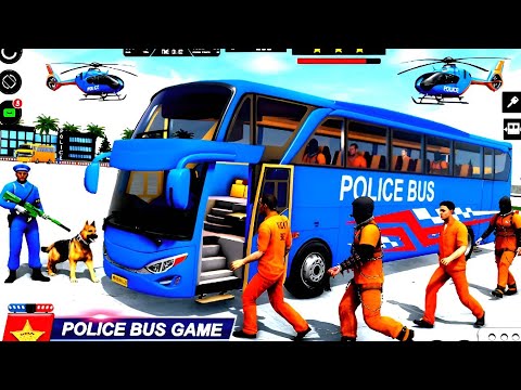 Police Bus Simulator 2025 - Police Bus Prisoner Transport 3D GamePlay