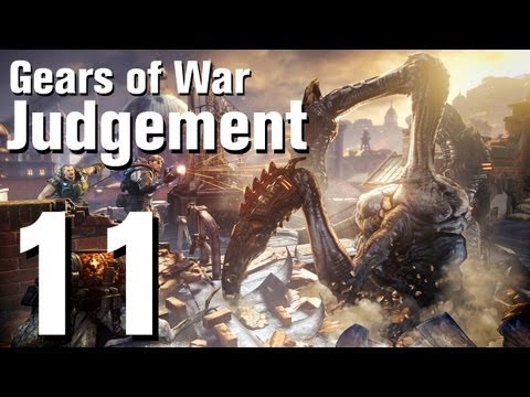 Gears of War Judgment Walkthrough Part 11 - Downtown Halvo Bay