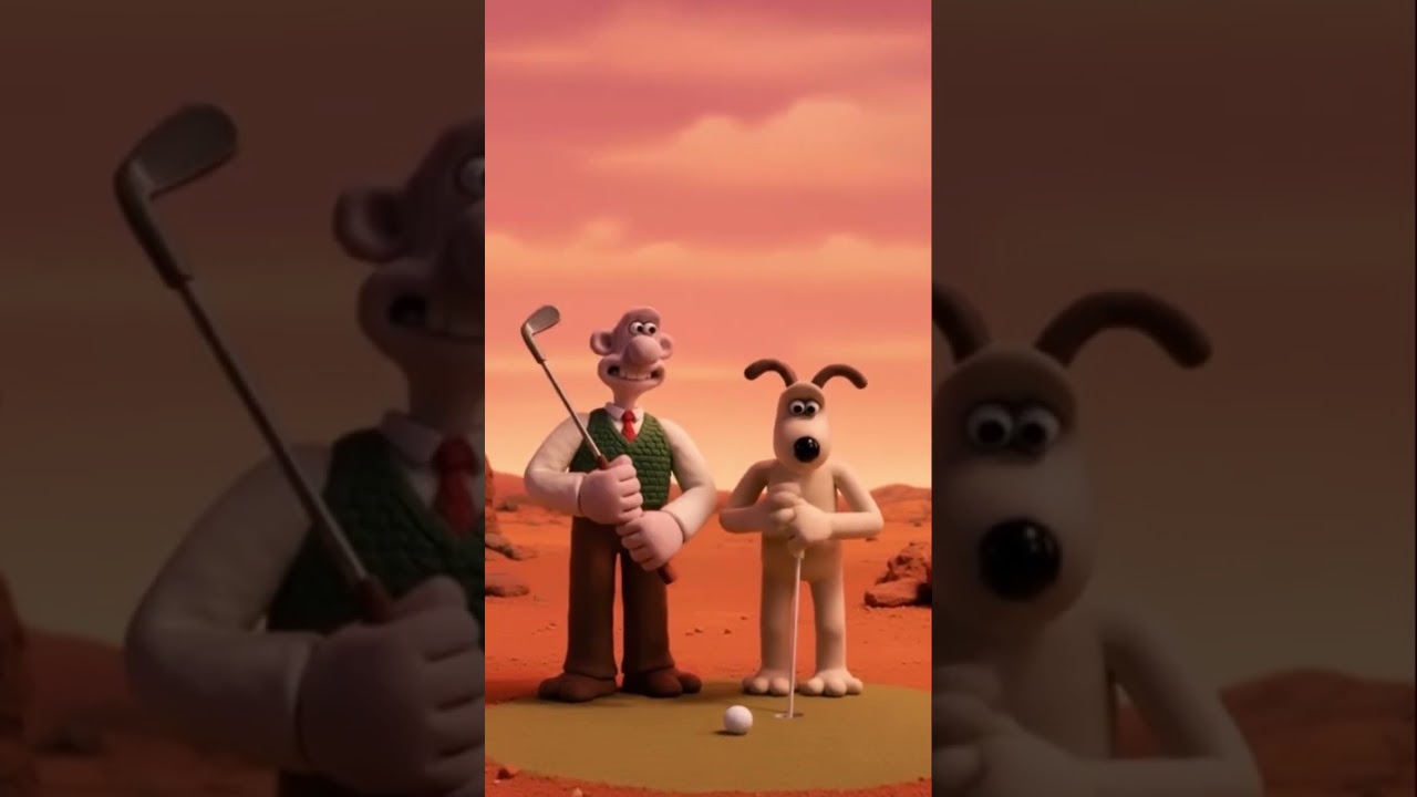 #wallaceandgromit #ai golfing