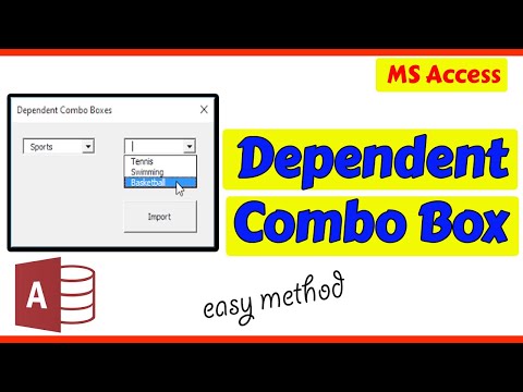 How to Create Dependent Combo Boxes in MS Access | Step-by-Step Tutorial