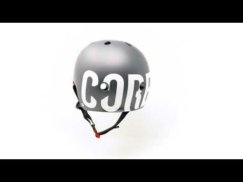 CORE Protection Street Helmet   Black White 360 video