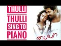 #Thulli Thulli | Paiyya | Sing to Piano #64 | Karaoke with Lyrics  | Athul Bineesh