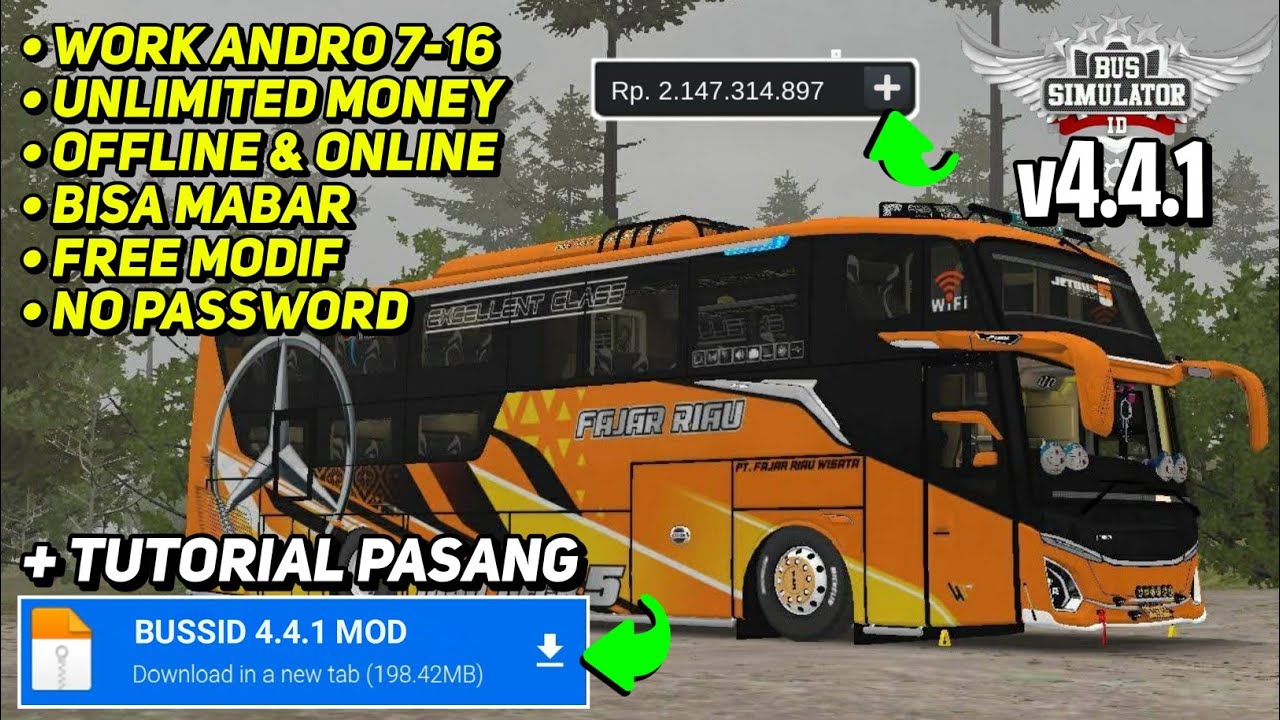 UPDATE BUSSID 4.4.1 !! CARA PASANG APK + OBB BUSSID V4.4.1 TERBARU | BISA SEMUA HP