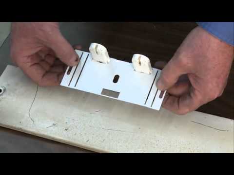 Product Video for T5 and T8 Fluorescent Lamp Fixture Bracket Kits 