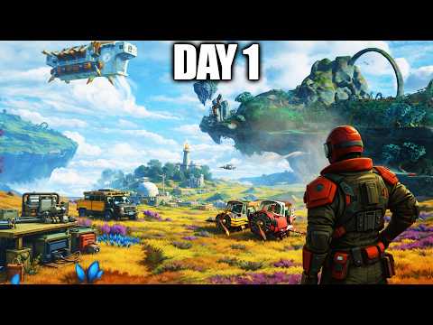 Day 1 of Flying Crafts, Mobile Airbases and more in This New Survival Game…