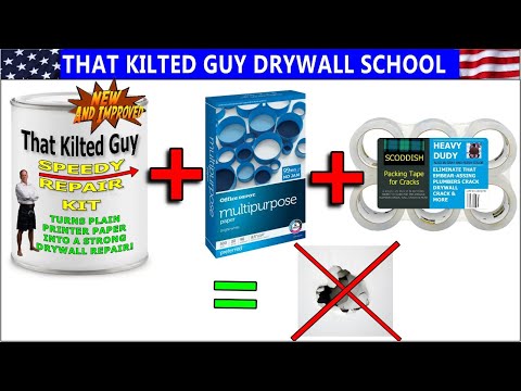 New Drywall Repair Kit using Printer Paper is Now AVAILABLE!