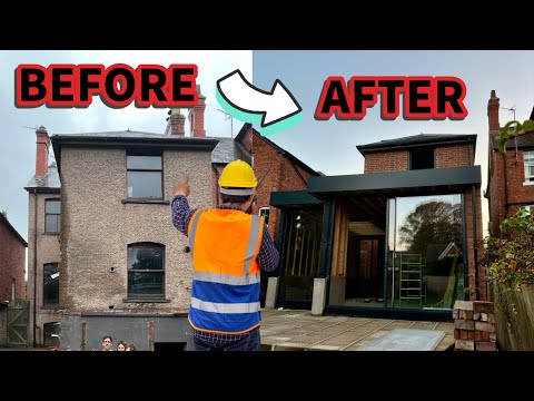 6 MONTHS IN 15 Mins - Crazy rear extension on a 120 year old house.