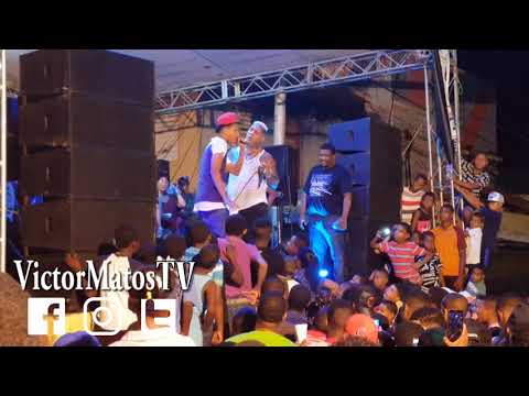 Bulin 47 Vs Raperito MC | Improvisando en Tarima - Patronales Neyba 2k17