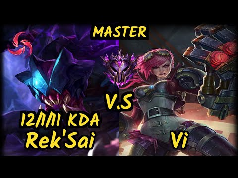 PCT vvarion (REK'SAI) vs VI - 12/1/11 KDA JUNGLE GAMEPLAY - EUW Ranked MASTER v9.6
