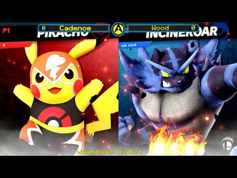 Cadence(Pikachu) vs PBLK Wood(Incineroar,G&W)  Arcade Legacy #26 SSBU  Losers Quarters