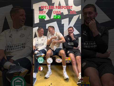 Spelerspaspoorten met Joey, Guus en Joël 👀