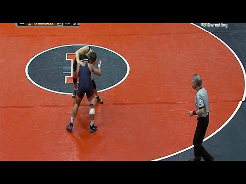 Big Ten Rewind: 2013 Wrestling - 197 LBs - Iowa's Nathan Burak vs. Illinois' Mario Gonzalez