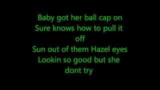 ball cap with lyrics By Glen Templeton