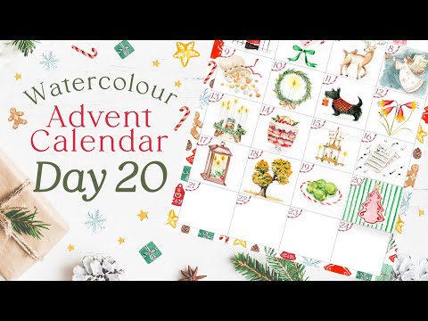 Watercolour Advent Calendar Day 20 | I've waited five years to paint this!