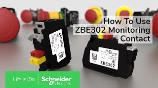 Harmony ZBE302 monitorozott érintkezőblokk vészgombokhoz