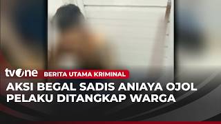 Download lagu Two Motorcycle Taxi Robbers Beaten by a Mob | Crime News Headlines mp3