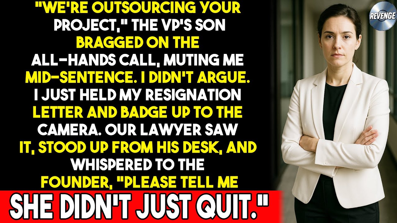 She Quit on the All-Hands Call — and Left the Whole Company Speechless