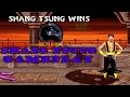 Mortal Kombat 2 Shang Tsung Gameplay