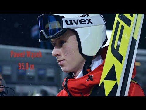 Paweł Wąsek 95,0 m (24.01.2019). MŚJ Lahti 2019.