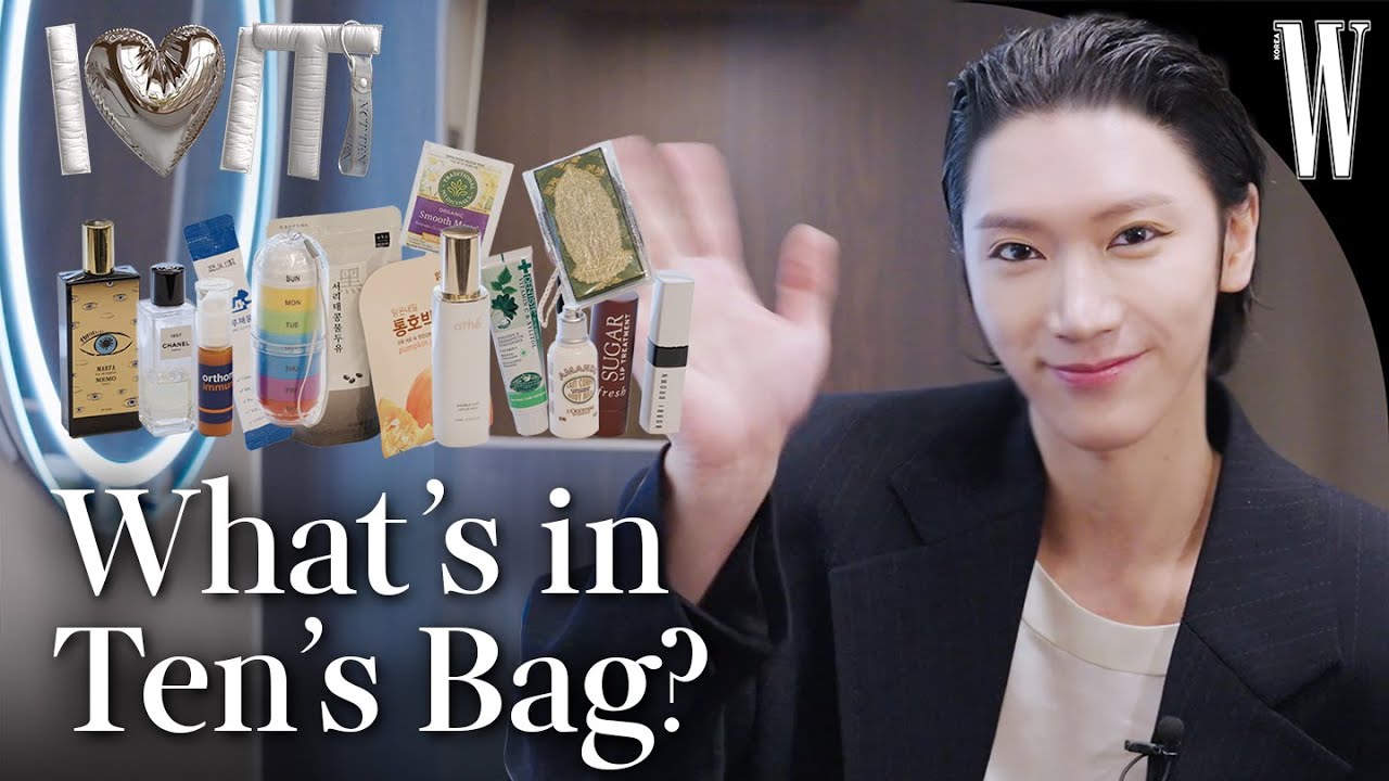 Ten shows his beauty and skincare products he can't live without.